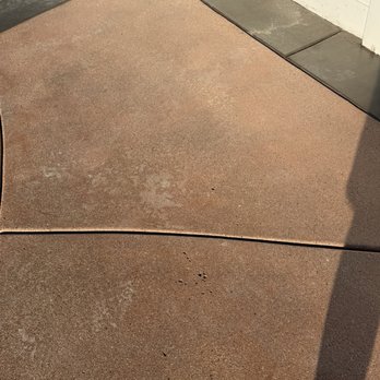 KC Power Clean - Damage from sandblasting - Pressure Washers Near Me - Brea, California