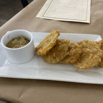 Melba's Place - Fried green tomatoes with crawfish sauce - Seafood Near Me - Brookhaven, Mississippi