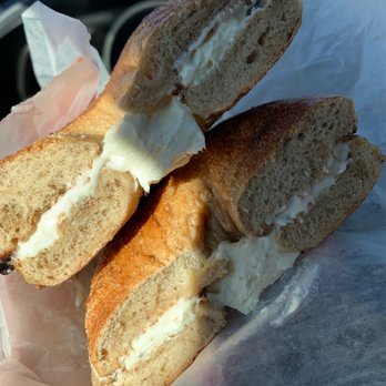 Bagel King and Donuts - Cinnamon Raisin Bagel with Cream Cheese - Donuts Near Me - Wilmington, North Carolina