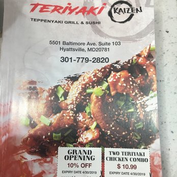 Teriyaki Kaizen - Sushi Bars Near Me - Hyattsville, Maryland Teriyaki Kaizen - Sushi Bars Near Me - Hyattsville, Maryland