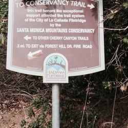 Sign at the top.