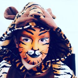 OC Face Paint - Tiger face painting
