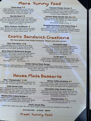Menu photo 6 Cafe Manna Brookfield, WI