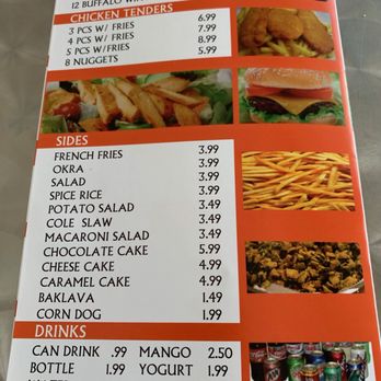 Jones Fried Chicken - Menu 2 - Halal Near Me - Houston, Texas Jones Fried Chicken - Menu 2 - Halal Near Me - Houston, Texas