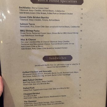 The Ranch House - The Ranch House.  Specialties and sandwiches. - American Near Me - Santa Fe, New Mexico