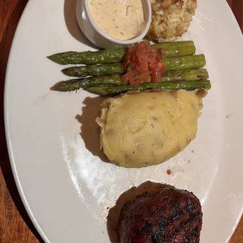 J. Gilbert's Wood-Fired Steaks & Seafood - Steak and Crab Cake - Steakhouses Near Me - Overland Park, Kansas