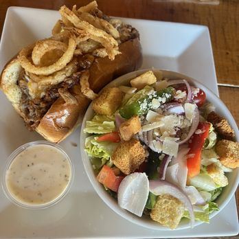 Rotunda Restaurant & Brewery - Pork BBQ & House salad - Mexican Near Me - Annville, Pennsylvania