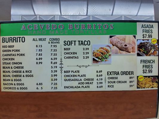 Menu photo 7 Acevedo's Market Fontana, CA