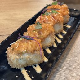 Spicy Salmon Crispy Rice