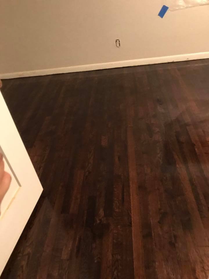 Refinish Floor Water Pop Style Stain Color Dura Seal Coffee