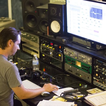 Marigny Studios - Engineer/producer Rick G. Nelson hard at work in Studio A. - Recording & Rehearsal Studios Near Me - New Orleans, Louisiana Marigny Studios - Engineer/producer Rick G. Nelson hard at work in Studio A. - Recording & Rehearsal Studios Near Me - New Orleans, Louisiana