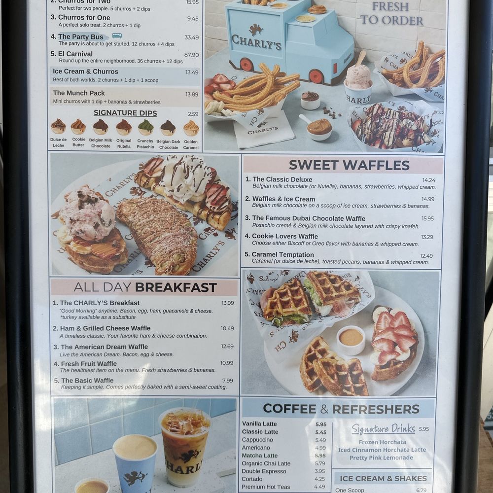 Charly's - Menu - Cafes Near Me - Miami Beach, Florida