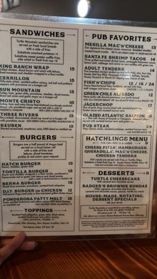 Menu photo 4 Turtle Mountain Brewing - North Rio Rancho, NM Menu photo 4 Turtle Mountain Brewing - North Rio Rancho, NM