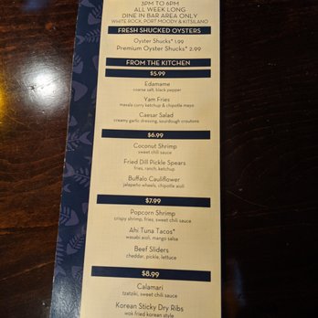 The Boathouse Restaurant - Happy Hour food menu. - Seafood Near Me - White Rock, British Columbia The Boathouse Restaurant - Happy Hour food menu. - Seafood Near Me - White Rock, British Columbia