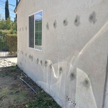 Marathon Insulation - Filled access holes front of house - Insulation Installation Near Me - Sylmar , California