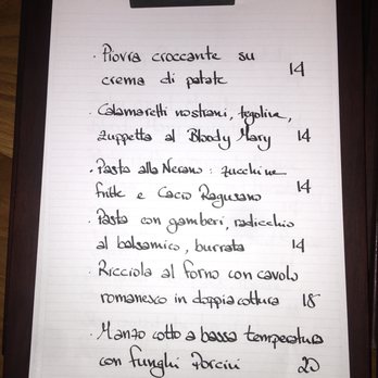Cucina del Tentor - Menu changes every week - Italian Near Me - Venezia, VE