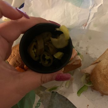 Subway - Asked for JALAPEÑOS and I get pickles!! - Sandwiches Near Me - Glendale, Arizona