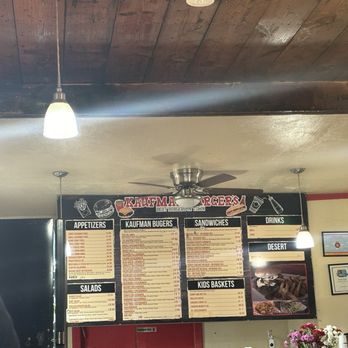 Kaufman Burgers - Menu - Burgers Near Me - Kaufman, Texas Kaufman Burgers - Menu - Burgers Near Me - Kaufman, Texas