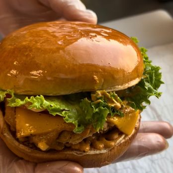 Heaven’s Kitchen - The Butter Chicken Burger. - Indian Near Me - Modesto, California Heaven’s Kitchen - The Butter Chicken Burger. - Indian Near Me - Modesto, California