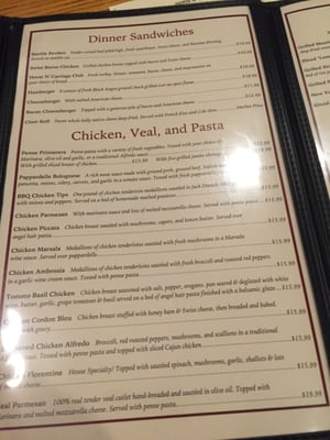 Menu photo 1 The Horse Norfolk, MA