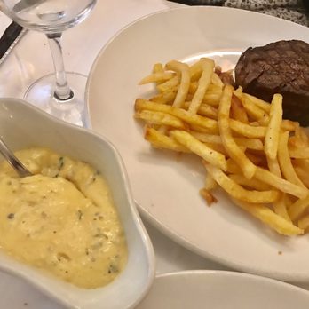 Chez Georges - Beef filet with fries - French Near Me - Paris, 75 Chez Georges - Beef filet with fries - French Near Me - Paris, 75
