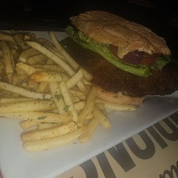D Monaghan's On the Hill - Catfish sandwich with fries - American Near Me - Oakland, California D Monaghan's On the Hill - Catfish sandwich with fries - American Near Me - Oakland, California