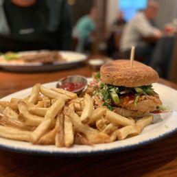 GF Hot Honey Fried Chicken Sandwich GF Hot Honey Fried Chicken Sandwich