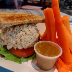 Power Station Nutrition Cafe - Often, 1/2 Albacore Tuna Sandwich is Plenty.