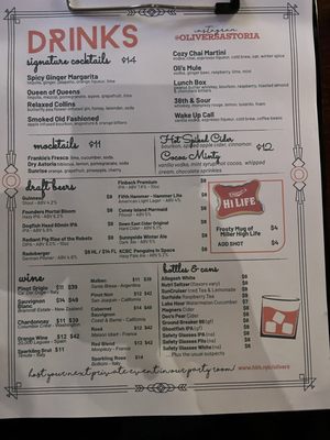 Menu photo 6 Oliver's Astoria Astoria, NY Menu photo 6 Oliver's Astoria Astoria, NY