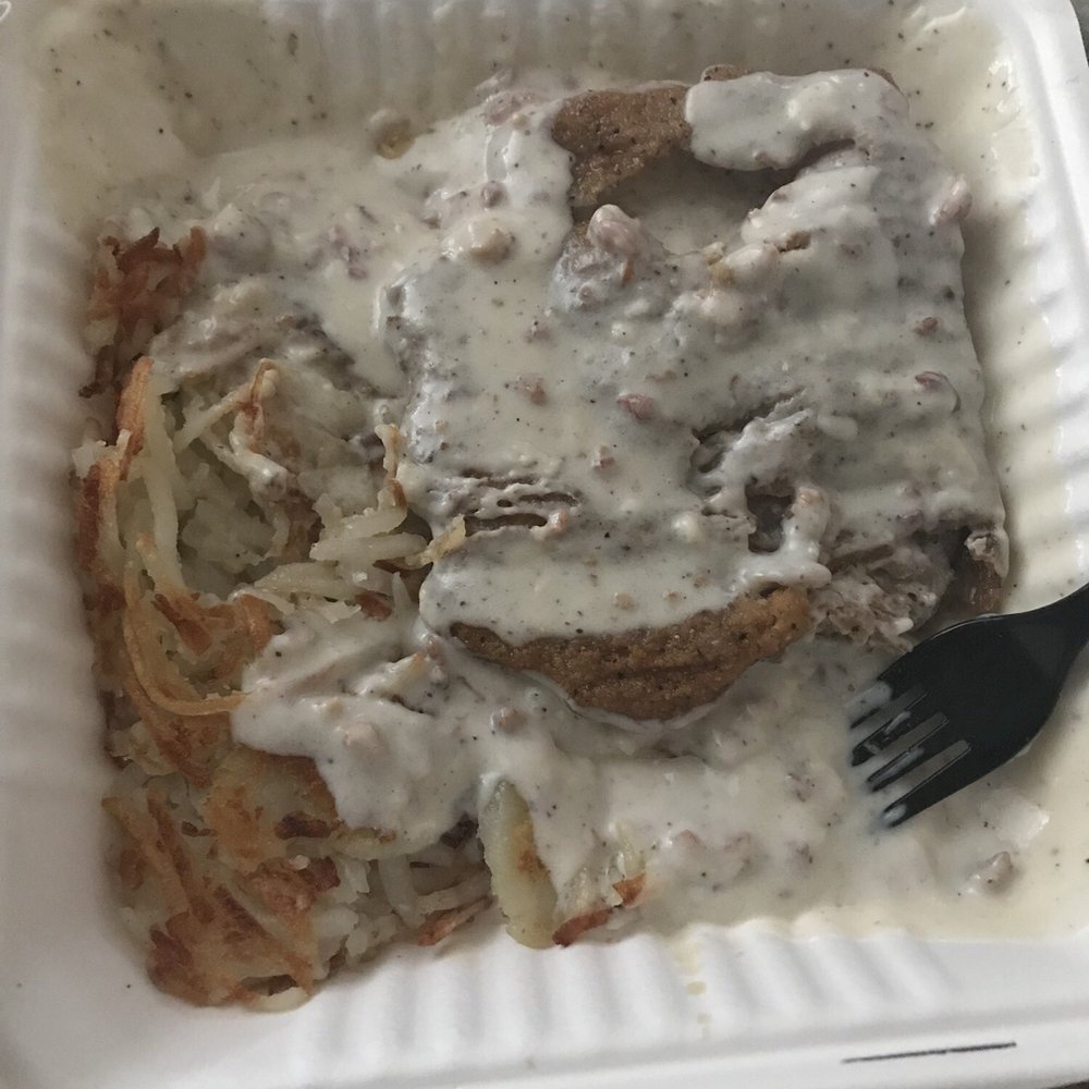 Tom's - Pasadena - My to go chicken fried steak looked like this when I opened it. Totally disappointed and unappealing. - Burgers Near Me - Pasadena, California Tom's - Pasadena - My to go chicken fried steak looked like this when I opened it. Totally disappointed and unappealing. - Burgers Near Me - Pasadena, California