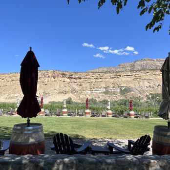 Colterris Winery - a view of the mountains - Wine Tours Near Me - Palisade, Colorado