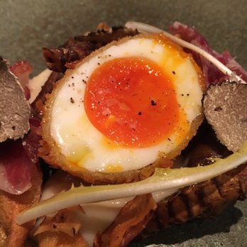 Social Eating House - Artichoke, Langford, summer truffle, iberico ham. - British Near Me - London, XGL Social Eating House - Artichoke, Langford, summer truffle, iberico ham. - British Near Me - London, XGL