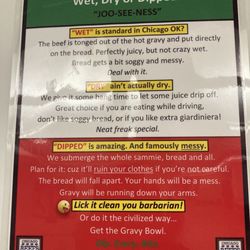 Chicago Beefs - Wet, Dry or Dipped?