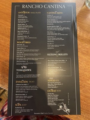 Menu photo 4 Rancho Cantina Lafayette, CA