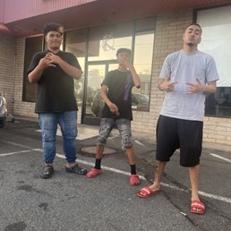 My sons and nephew after their haircut at their old location My sons and nephew after their haircut at their old location