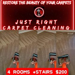 Just Right Carpet Cleaning of North Charleston - Carpets need a Cleaning?
Just Right Carpet Cleaning of Goose creek
www.justrightcarpetcleaningsc.com
843 714 8629