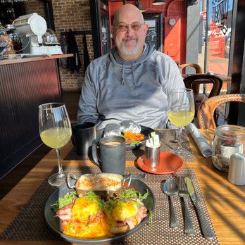 The Clinkscale - Eggs Benedict in the front... All business in the back...  Looking at mind blown bliss at The Clinkscale. - Breakfast & Brunch Near Me - Jerome, Arizona
