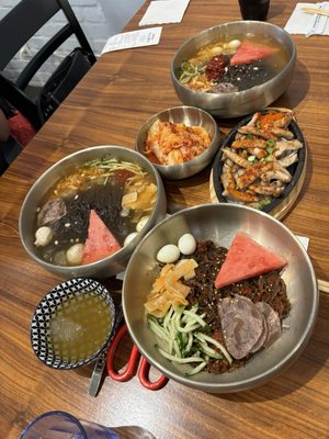 Guk Su Jip 국수집 - 北方面家 - Cold Korean Noodle Naengmyeon (냉면) & Dolsot Bibimbap by null