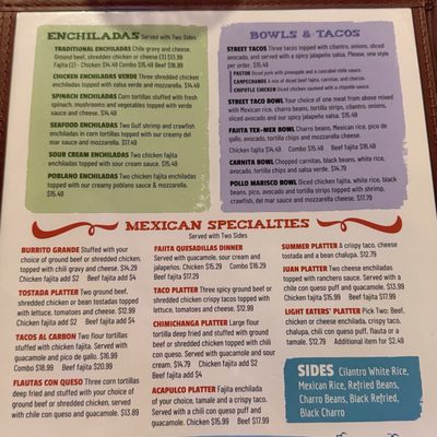 Menu photo 5 La Brisa Mexican Grill League City, TX