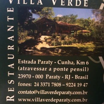 Villa Verde Restaurante - Restaurant details - Local Flavor Near Me - Paraty, RJ