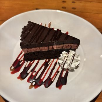 The Cork Tucson - Chocolate raspberry mousse cake - Steakhouses Near Me - Tucson, Arizona
