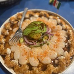Mariscos El General - Callos de acha y camarón