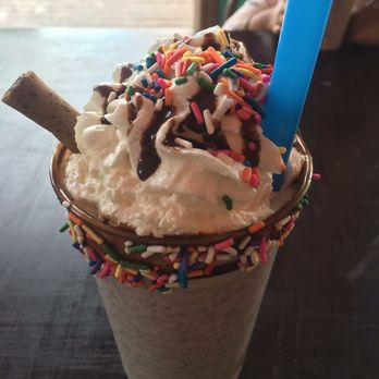 Snack Attack Ice Cream - Cookies and cream sprinkled shake - Ice Cream & Frozen Yogurt Near Me - Converse, Texas
