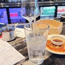 The missy bit farewell my waitress left for me