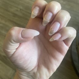 Polished chipping after 2 days of polishing Polished chipping after 2 days of polishing