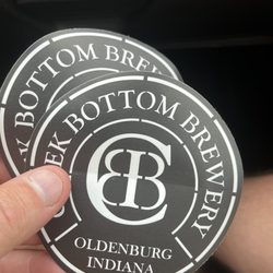 Creek Bottom Brewery - Free stickers!
