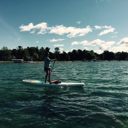 Harbor Springs Paddle Board Club - A perfect day on the bay!