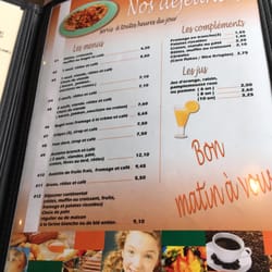 L'Éveil - Menu page 2