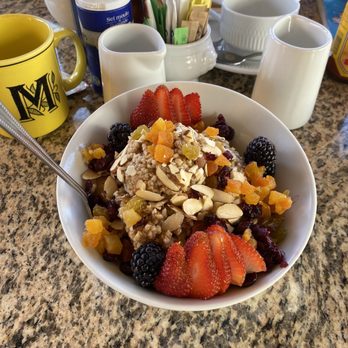 Cafe Mimosa - Steel cut oats (served cold) - Breakfast & Brunch Near Me - San Clemente, California Cafe Mimosa - Steel cut oats (served cold) - Breakfast & Brunch Near Me - San Clemente, California
