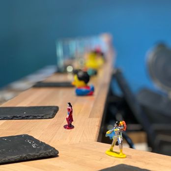 Handies Douzo - Cute decor with tiny action figures - Sushi Bars Near Me - Houston, Texas